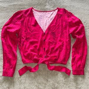 Hawaiian Print Floral Top